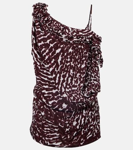 Dries Van Noten Printed ruffled top - Dries Van Noten - Modalova