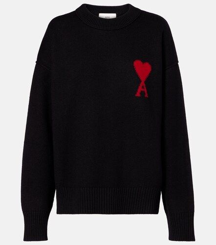 Pullover Ami de Cœur in lana vergine - Ami Paris - Modalova