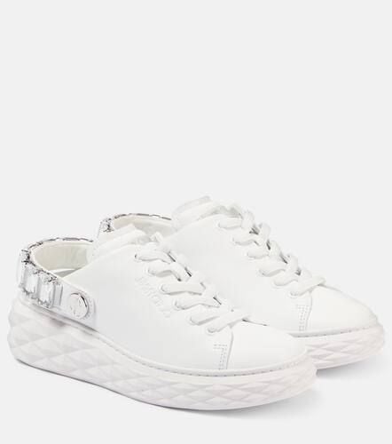 Diamond Maxi glitter leather sneakers - Jimmy Choo - Modalova