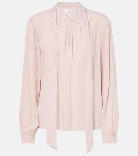 Gabrielle draped rayon challis blouse - Velvet - Modalova