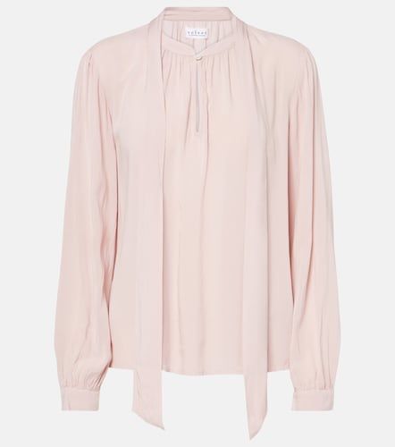 Gabrielle draped rayon challis blouse - Velvet - Modalova