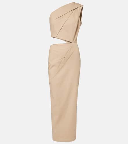 Cutout cotton-blend twill maxi dress - Max Mara - Modalova