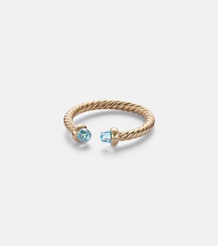 CablespiraÂ® Micro 18kt ring with topaz - David Yurman - Modalova