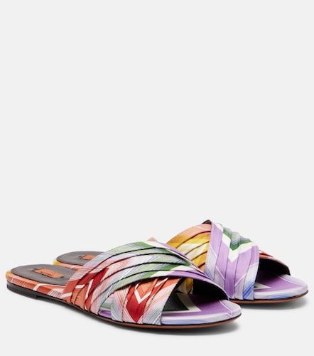 Missoni Ada Chevron twill slides - Missoni - Modalova