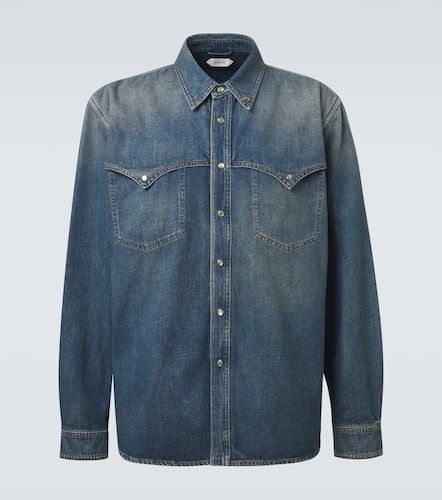 Giacca camicia Medusa di jeans - Versace - Modalova