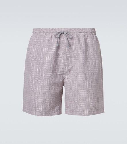 Printed swim trunks - Brunello Cucinelli - Modalova