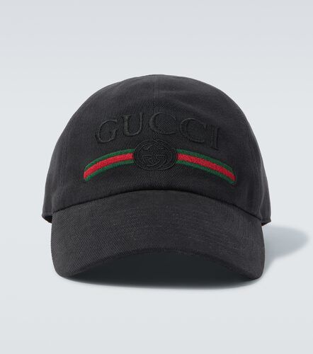 Cappello da baseball Web Stripe in cotone - Gucci - Modalova