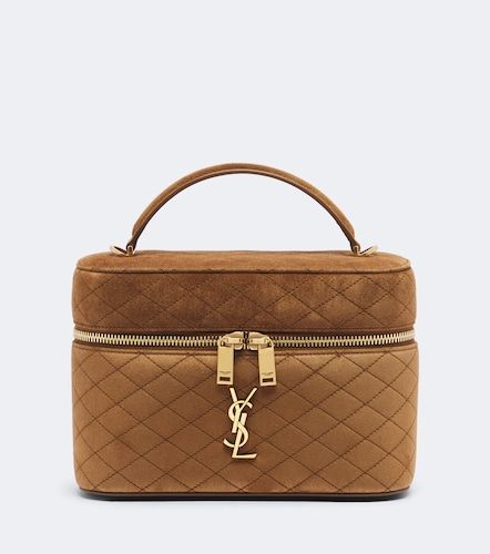 Borsa vanity Gaby Large in suede - Saint Laurent - Modalova