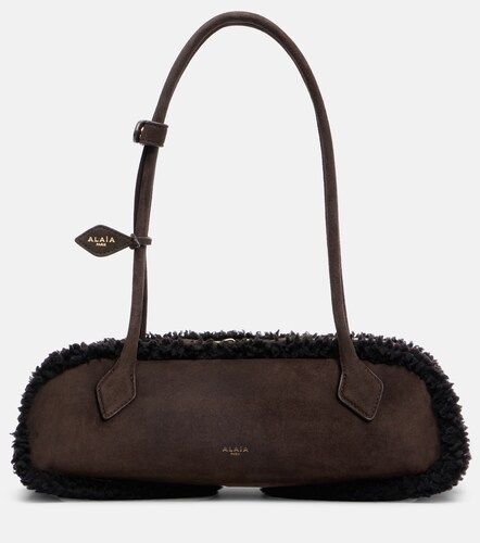 Alaïa Borsa a spalla Le Teckel Medium in suede - Alaia - Modalova