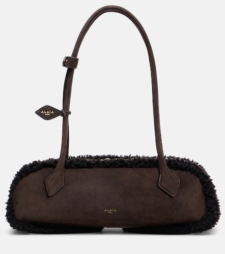 Le Teckel Medium suede shoulder bag - Alaia - Modalova