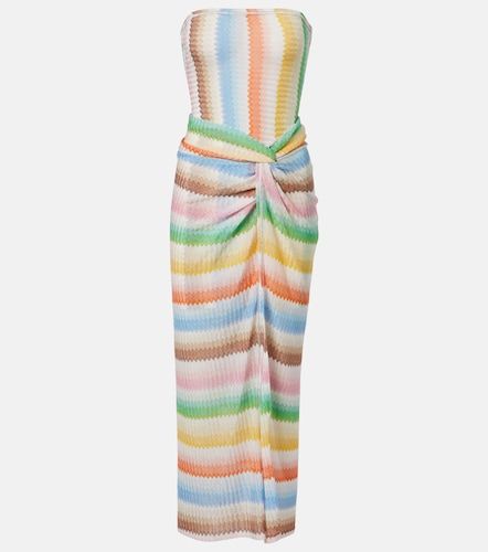 Copricostume con lamé a zig zag - Missoni - Modalova