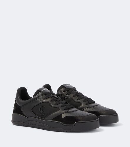 Bsktball 1 Retro leather sneakers - Christian Louboutin - Modalova