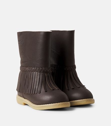 Botas Daffy de piel con flecos - Donsje - Modalova