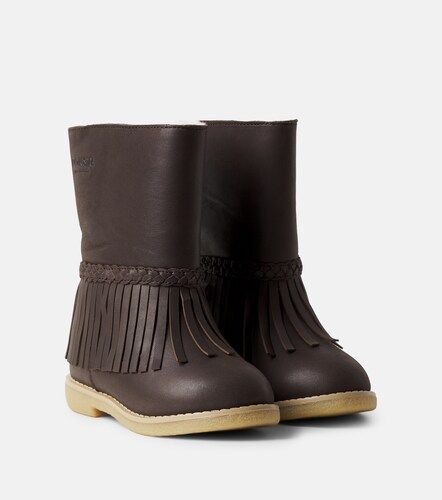 Botas Daffy de piel con flecos - Donsje - Modalova