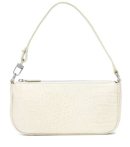 Rachel croc-effect leather shoulder bag - By Far - Modalova