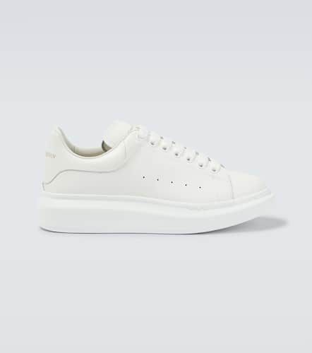 Oversized leather sneakers - Alexander McQueen - Modalova