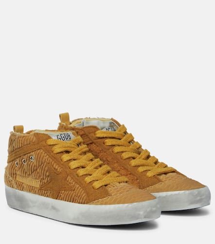 Mid Star corduroy high-top sneakers - Golden Goose - Modalova