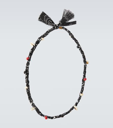 Embellished bandana-print necklace - Alanui - Modalova