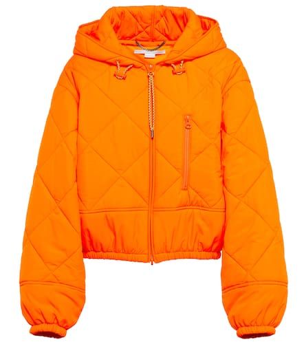 Quilted technical hooded jacket - Stella McCartney - Modalova