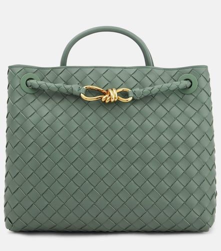 Andiamo Intrecciato leather tote bag - Bottega Veneta - Modalova