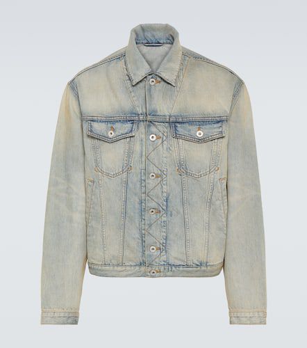 Drawn Varsity embroidered denim jacket - Kenzo - Modalova