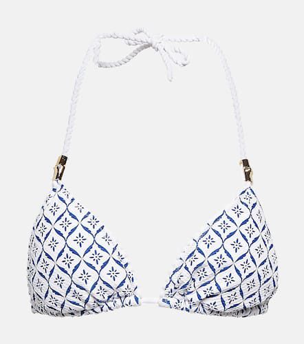 Printed triangle bikini top - Heidi Klein - Modalova