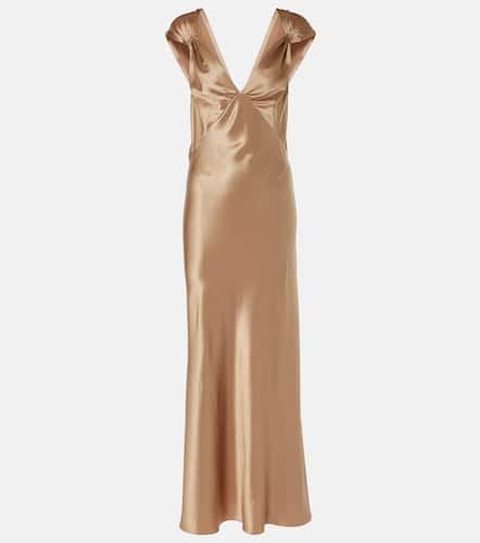 Saint Laurent Silk satin maxi dress - Saint Laurent - Modalova