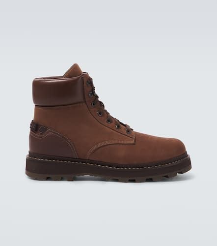 Botas con cordones Peka Trek de piel - Moncler - Modalova