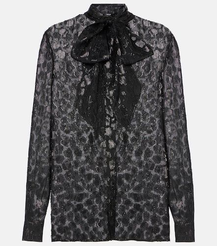 Versace Jacquard satin blouse - Versace - Modalova