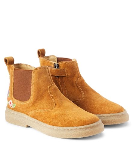 Stiefeletten Trix Back aus Veloursleder - Pom d'Api - Modalova