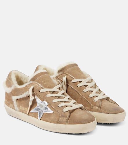 Super-star glitter suede sneakers - Golden Goose - Modalova