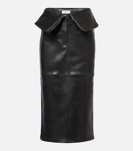 Leather pencil skirt - Alexander McQueen - Modalova