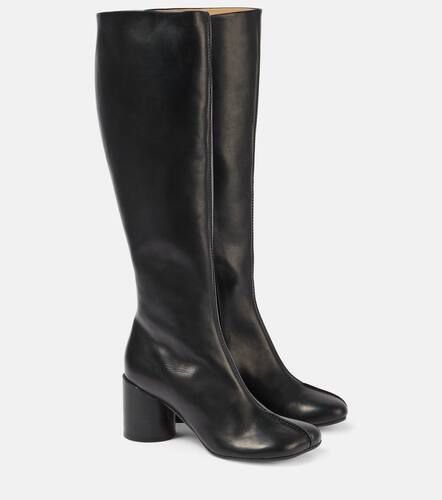 Leather knee-high boots - MM6 Maison Margiela - Modalova