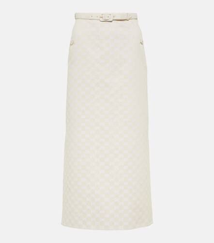 Gucci GG gabardine midi skirt - Gucci - Modalova