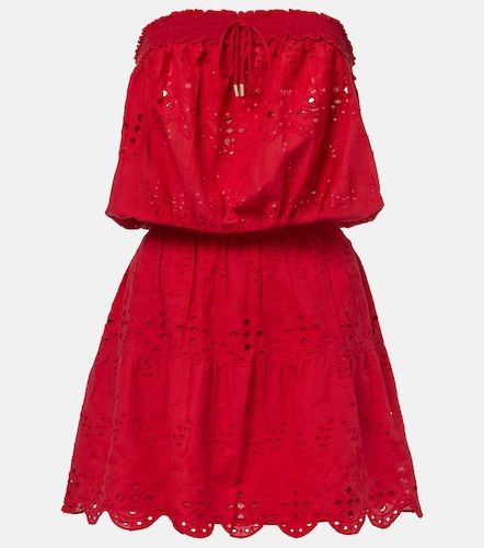 Vestido corto Collette de algodón bordado - Melissa Odabash - Modalova