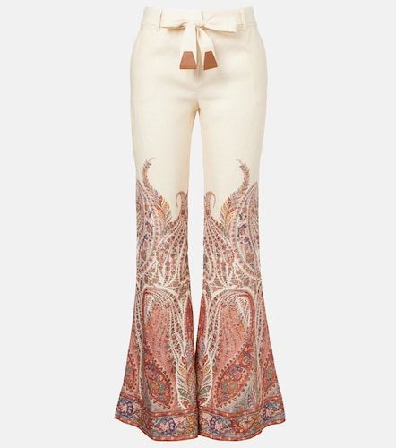 Zimmermann Pantaloni flared in lino - Zimmermann - Modalova