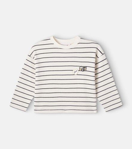 Sudadera en mezcla de algodón a rayas - Bonpoint - Modalova