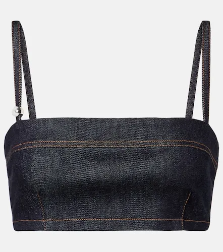 Bisou De-Nimes denim bra top - Jacquemus - Modalova