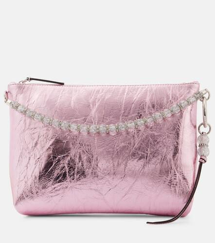 Borsa a spalla Callie Small in pelle metallizzata - Jimmy Choo - Modalova