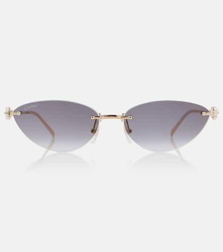 Cat-Eye-Sonnenbrille Clash De Cartier - Cartier Eyewear Collection - Modalova