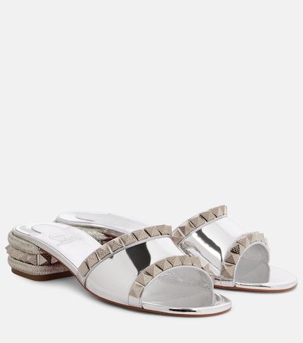 Mules Pyramule 30 in pelle a specchio - Christian Louboutin - Modalova