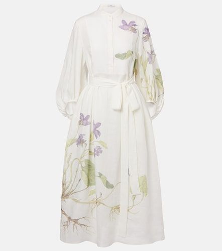 Erdem Vestido envolvente de lino - Erdem - Modalova