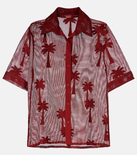 Camicia in misto cotone con ricamo - Johanna Ortiz - Modalova