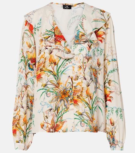 Etro Floral ruffled blouse - Etro - Modalova