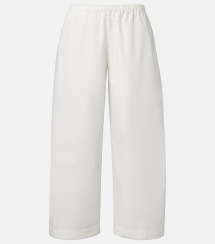 Pantaloni a gamba larga Roma in cotone - Khaite - Modalova