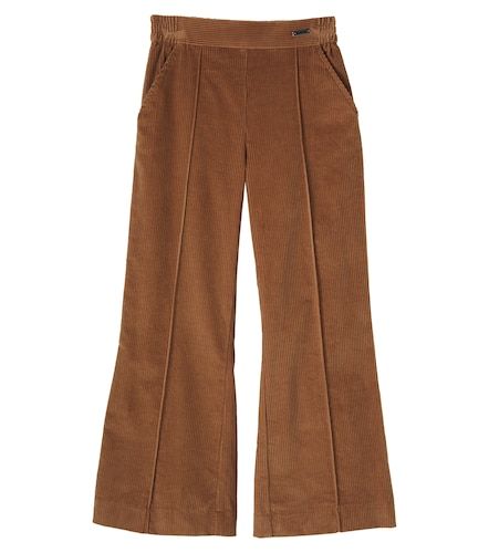 Pantalones flared de pana de algodón - Monnalisa - Modalova