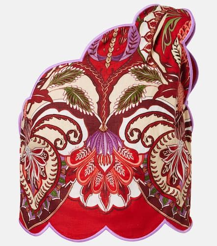 Top monospalla Odara in misto lino - Farm Rio - Modalova