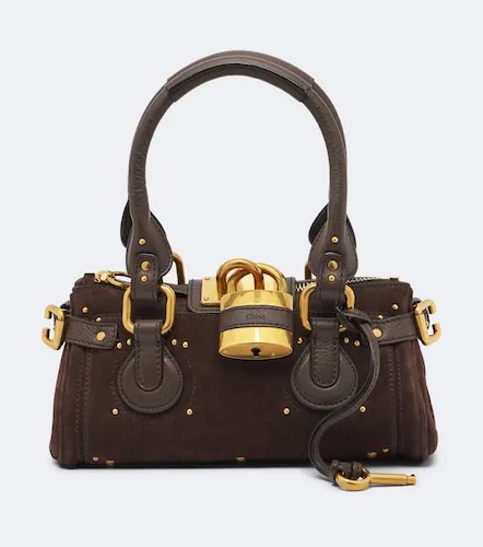 Paddington Small suede shoulder bag - Chloe - Modalova