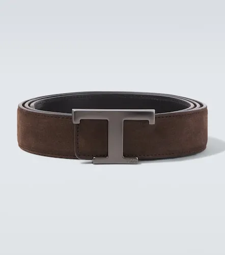 Cinturón reversible T Timeless de piel y ante - Tod's - Modalova