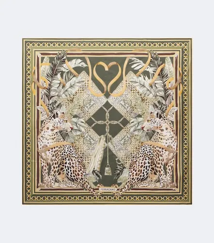 Ferragamo Printed silk scarf - Ferragamo - Modalova